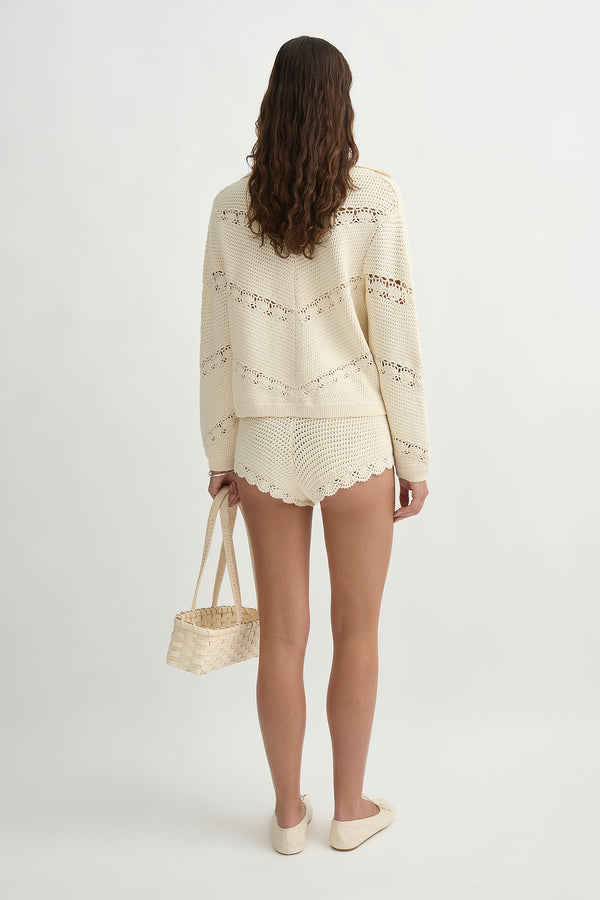 DYLAN CARDIGAN - PEARL