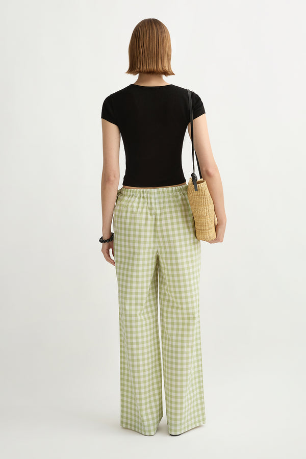 WENDY PANT - PEAR GINGHAM