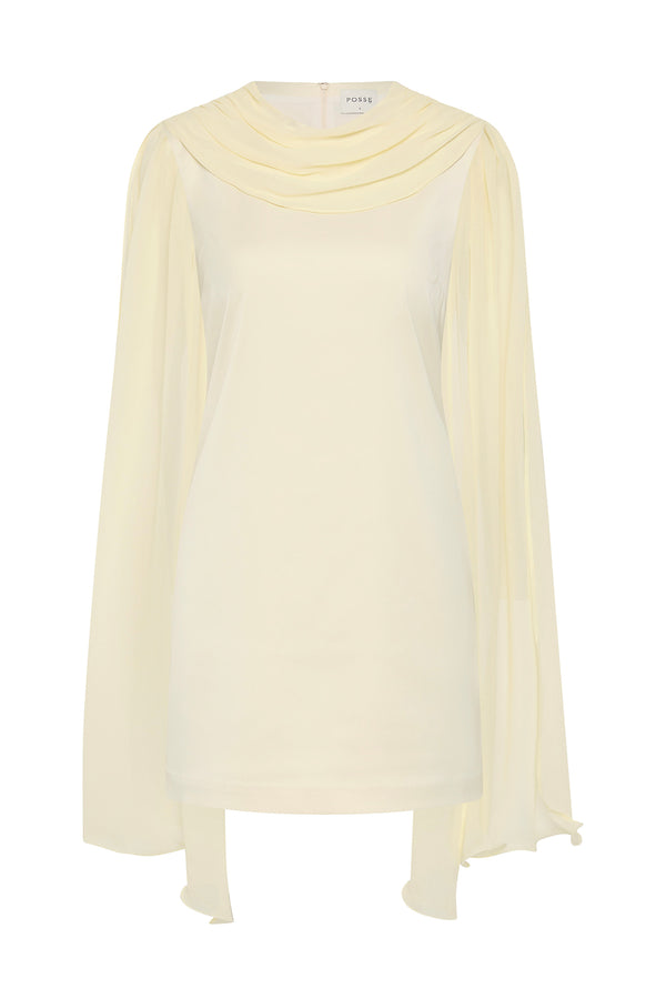 SOLENE MINI DRESS - BUTTER YELLOW