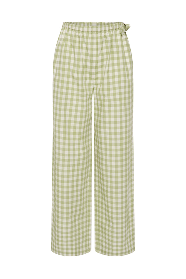 WENDY PANT - PEAR GINGHAM