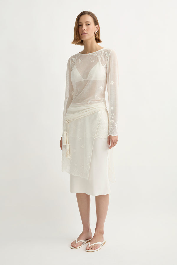 TASSEL BELT - CREAM