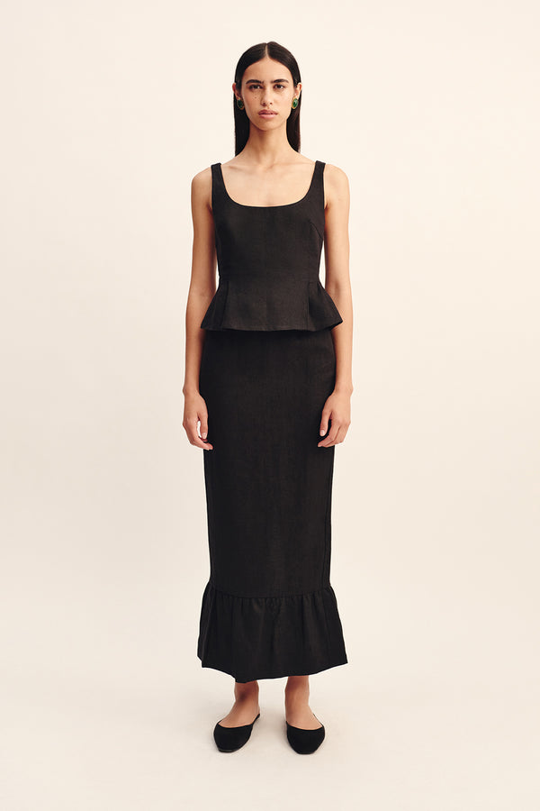 ROSALIE TOP - BLACK