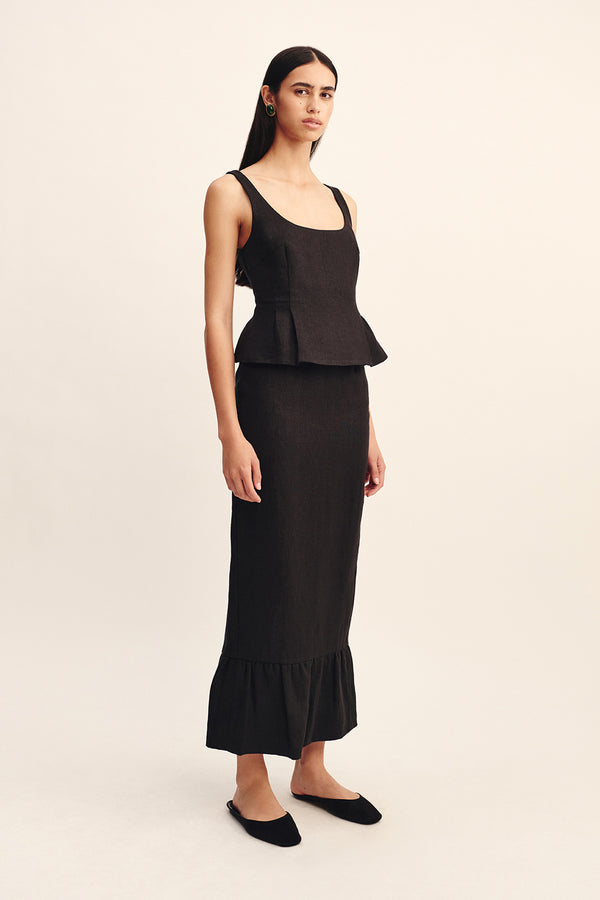 ROSALIE TOP - BLACK