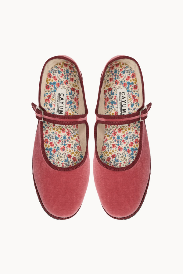 Boheme Mary Jane - Rosa Bordeaux