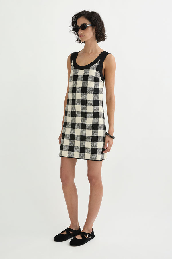 PIPPA MINI DRESS - HERITAGE PLAID