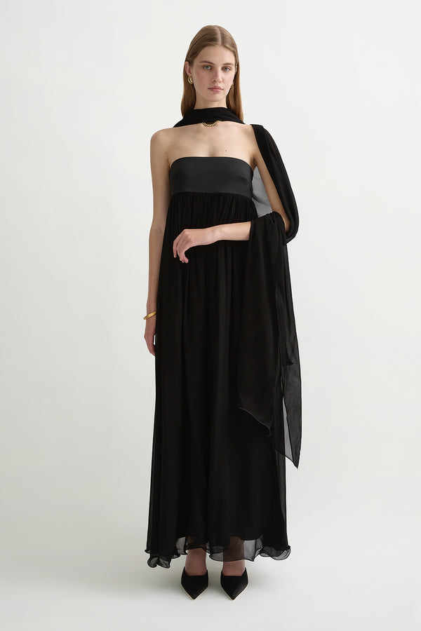SOLENE DRESS - BLACK