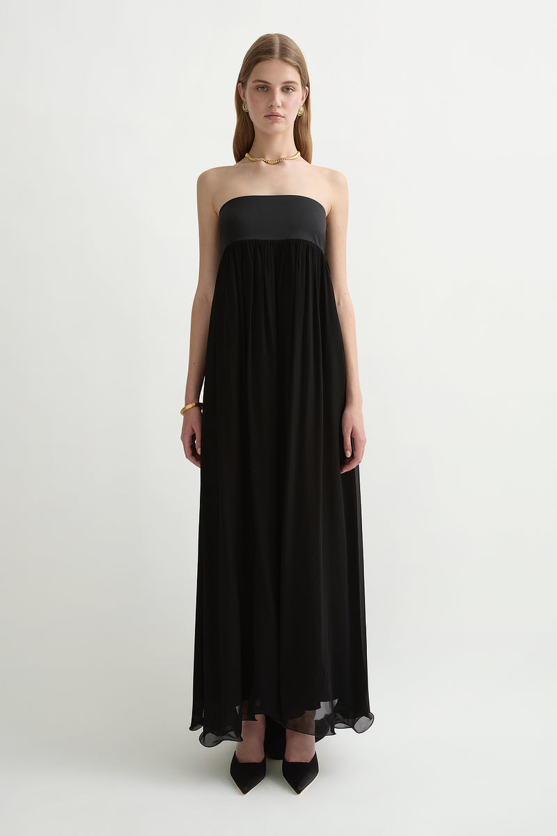 posse strapless maxi dress Posse Solene Maxi Dress