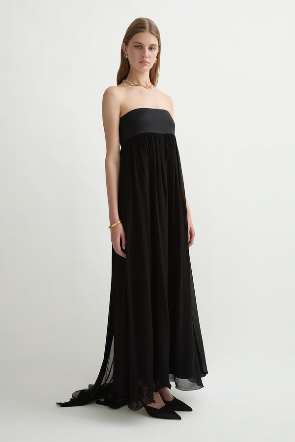SOLENE DRESS - BLACK