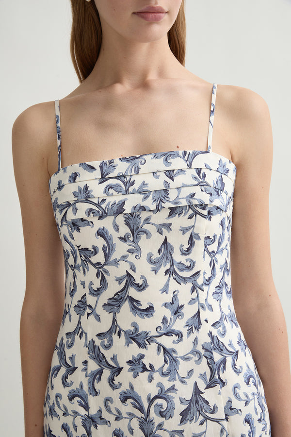 RUE DRESS - BLUE BAROQUE