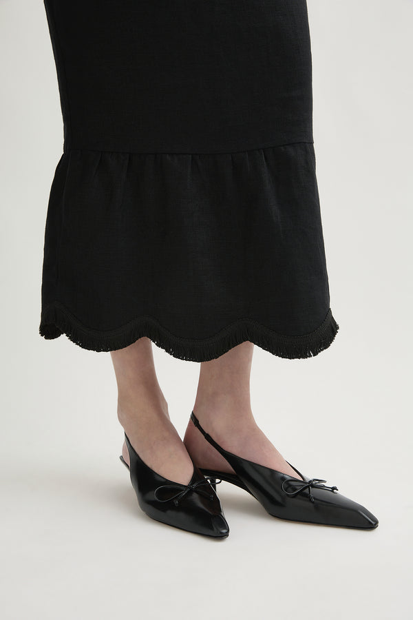 ESSIE STRAPLESS DRESS - BLACK