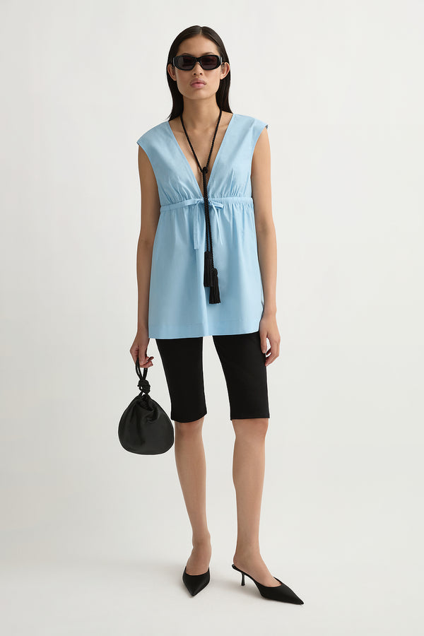 LINDIE TOP - CORNFLOWER