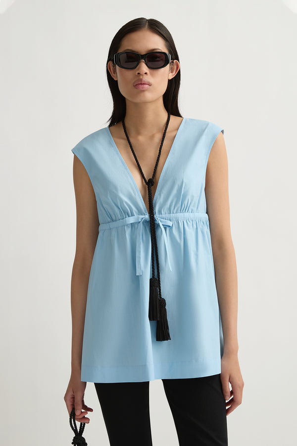 LINDIE TOP - CORNFLOWER