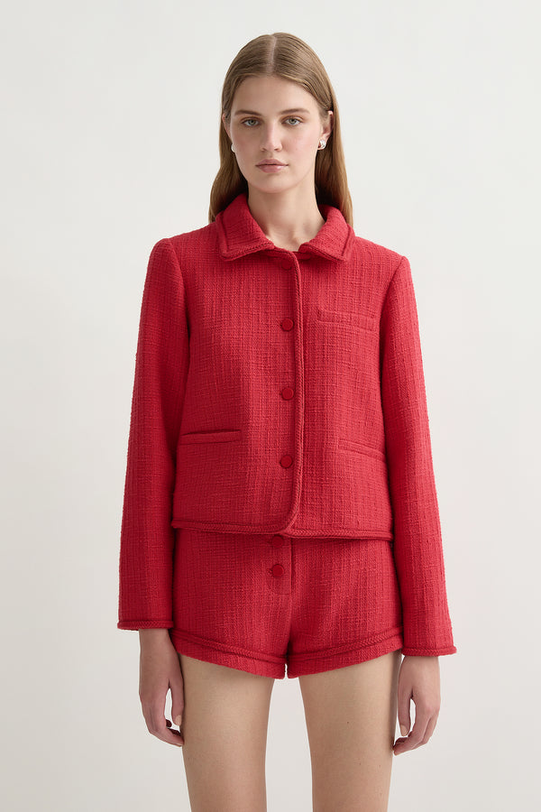 JACQUELINE JACKET - SCARLET