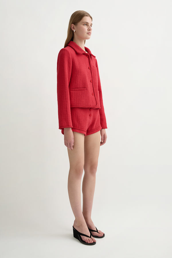 JACQUELINE JACKET - SCARLET