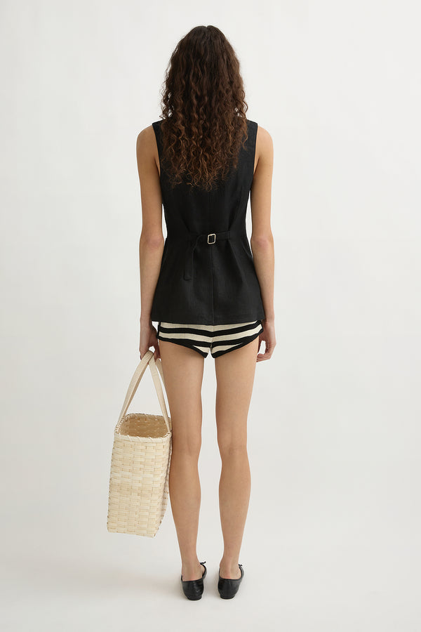 EMMA VEST - BLACK