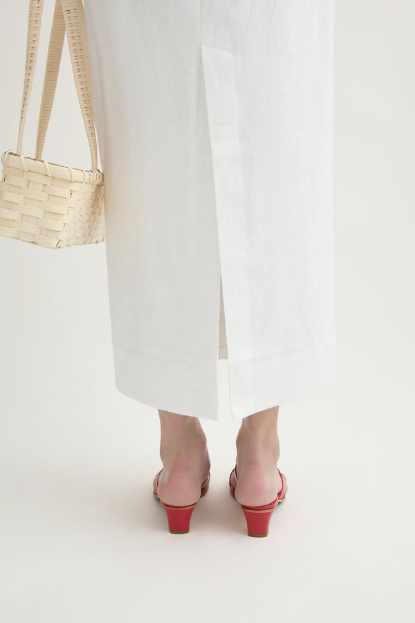 EMMA PENCIL SKIRT - IVORY