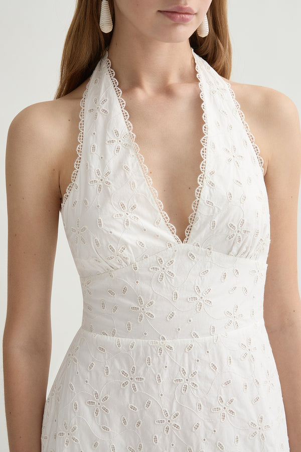SALMA DRESS - VINTAGE WHITE