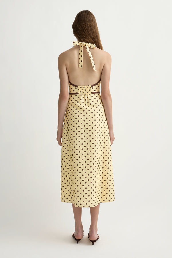 BOWIE DRESS - VANILLA/CHOC