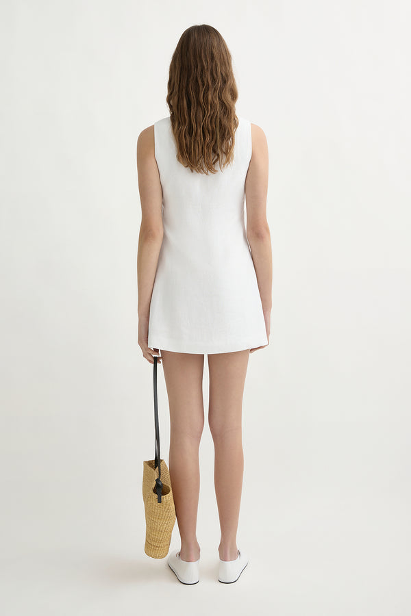 ALICE MINI DRESS - IVORY