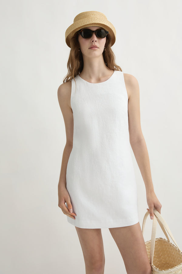 ELLEN MINI DRESS - IVORY