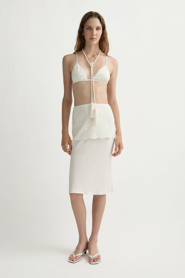 COVE SKIRT - PEARL