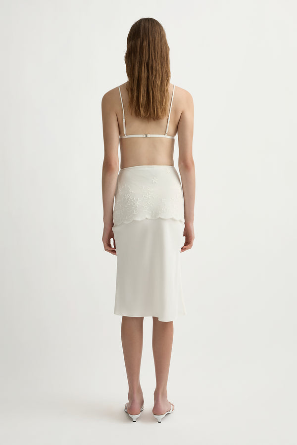 COVE SKIRT - PEARL