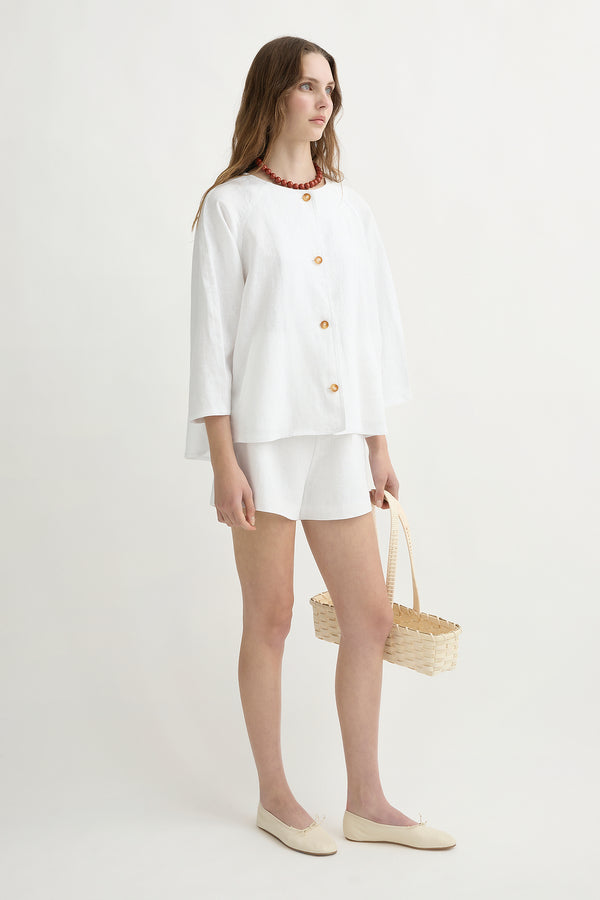OLIVIA BLOUSE - IVORY