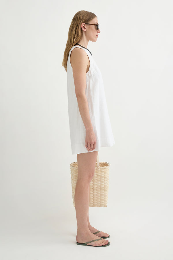 POPPY MINI DRESS - IVORY