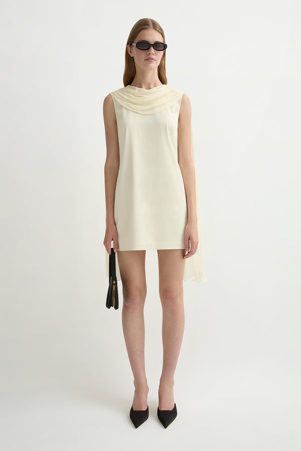 SOLENE MINI DRESS - BUTTER YELLOW