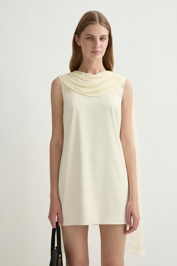 SOLENE MINI DRESS - BUTTER YELLOW