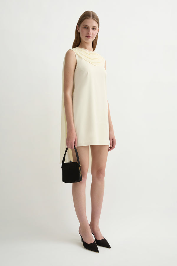 SOLENE MINI DRESS - BUTTER YELLOW