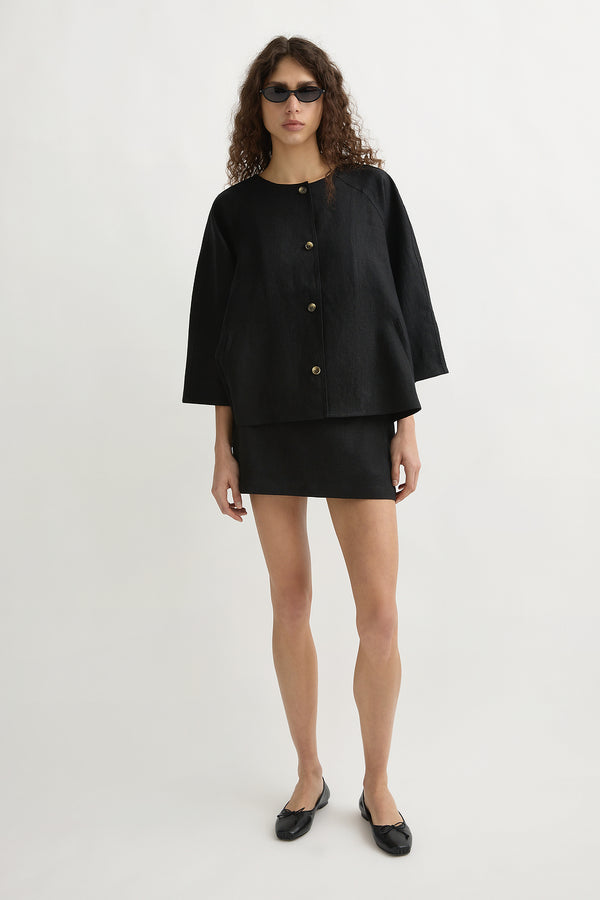 OLIVIA BLOUSE - BLACK