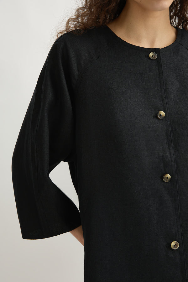 OLIVIA BLOUSE - BLACK