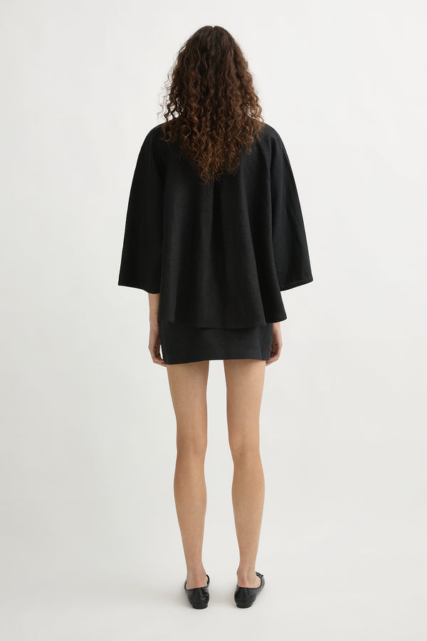OLIVIA BLOUSE - BLACK