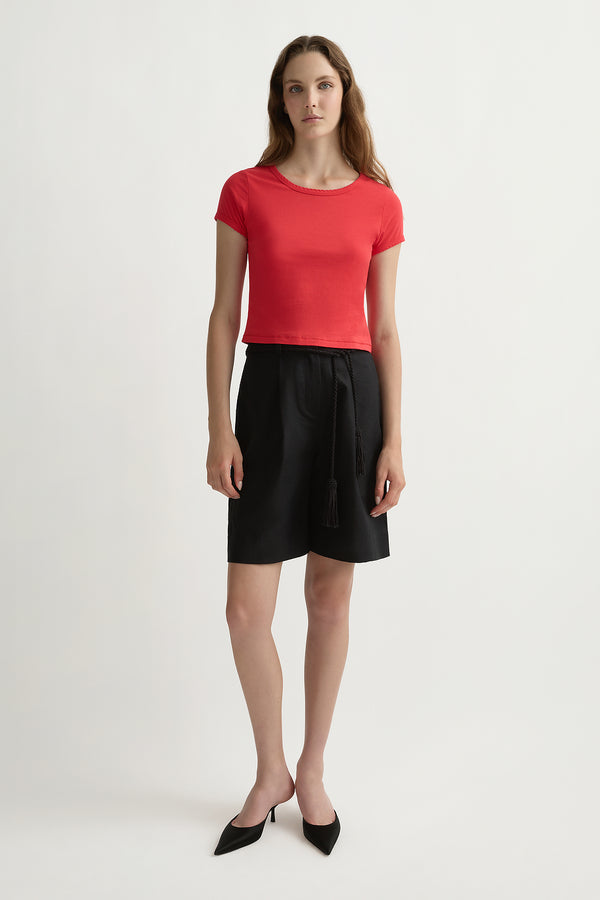 YVETTE SHORT - BLACK