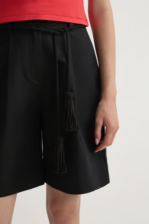 YVETTE SHORT - BLACK