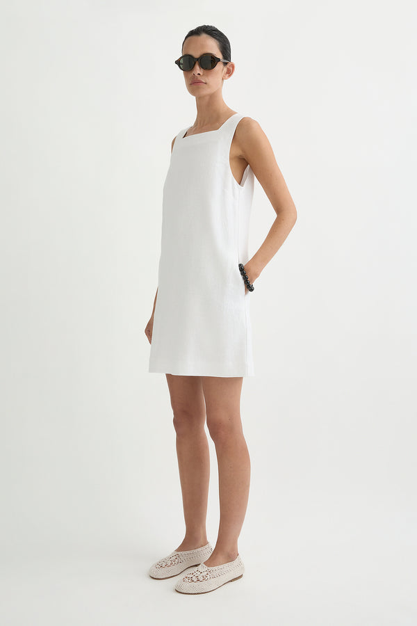 EMMA SHIFT DRESS - IVORY