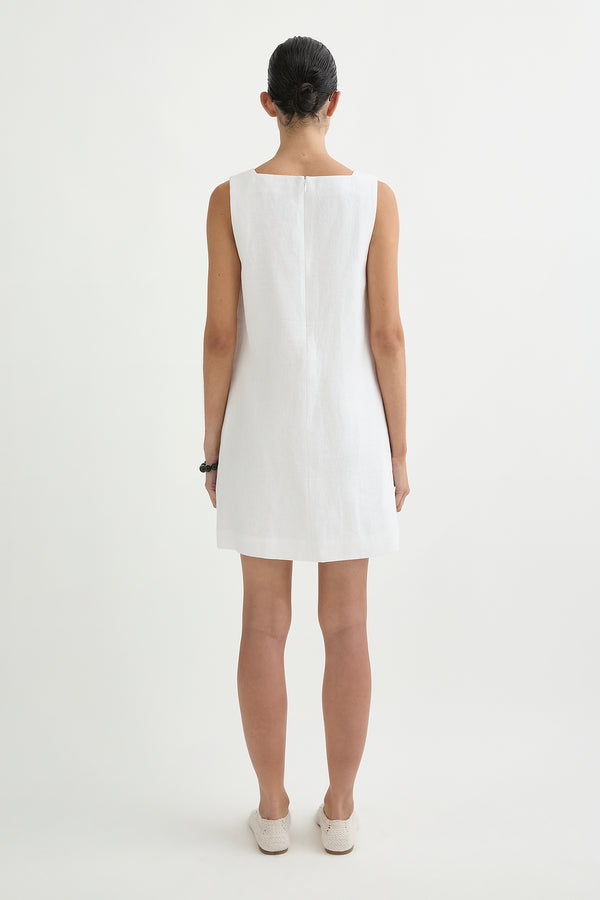 EMMA SHIFT DRESS - IVORY
