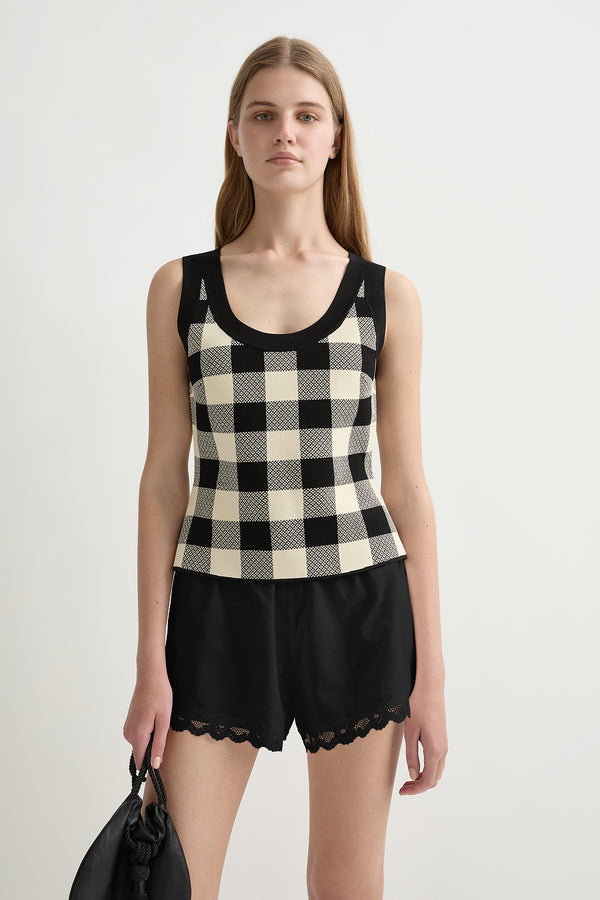 PIPPA TOP - HERITAGE PLAID
