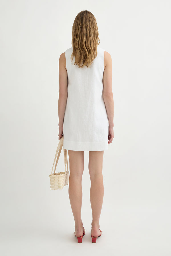 NANCY MINI DRESS - IVORY