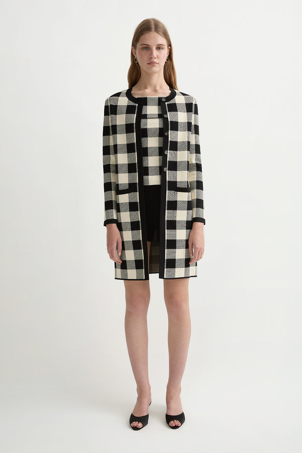 PIPPA CARDIGAN - HERITAGE PLAID