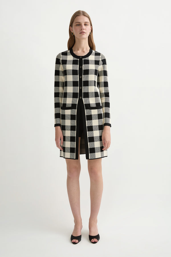PIPPA CARDIGAN - HERITAGE PLAID