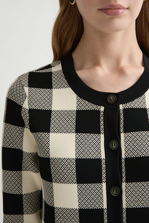 PIPPA CARDIGAN - HERITAGE PLAID