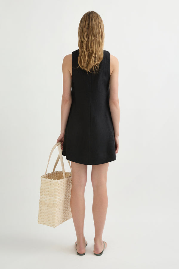 POPPY MINI DRESS - BLACK
