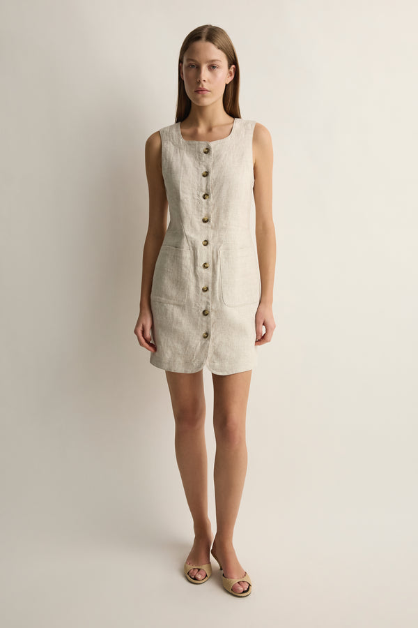 EMMA BUTTON DOWN DRESS