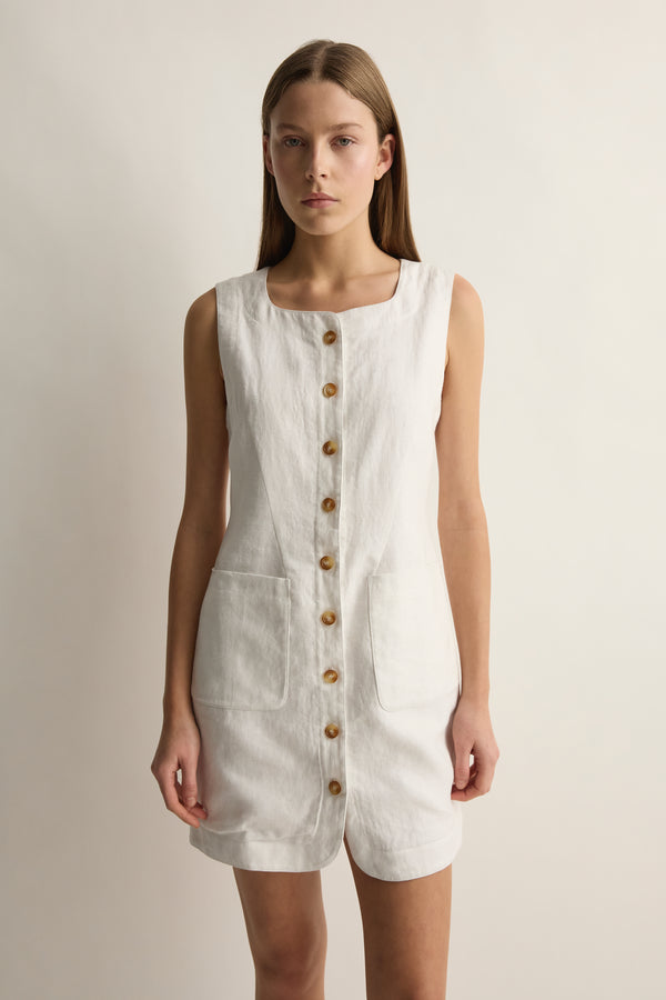 EMMA BUTTON DOWN DRESS