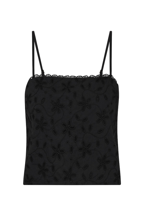 SALMA TOP - BLACK