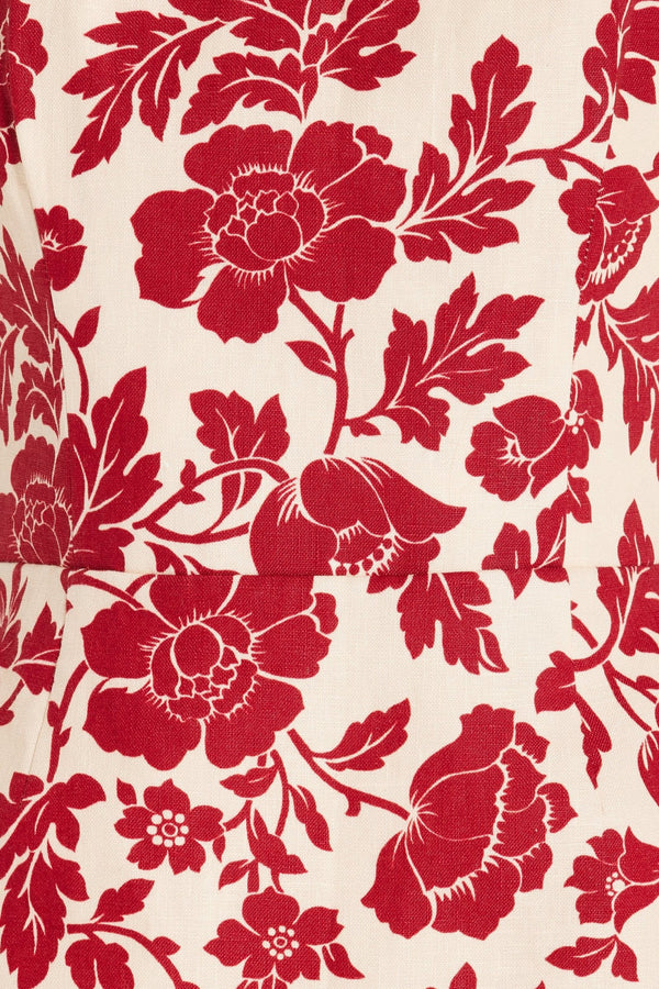 LORI DRESS - SCARLET BLOOM
