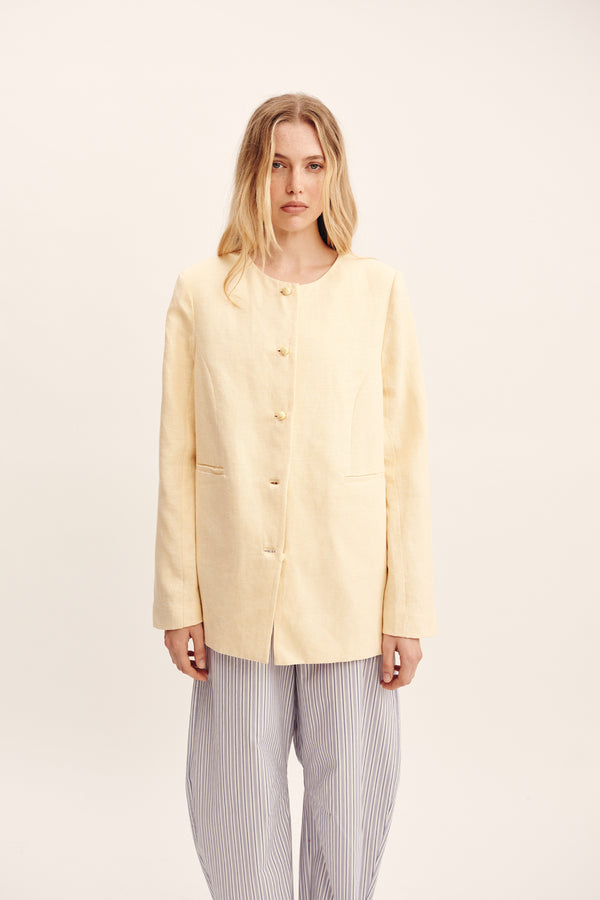 RIO SHIFT JACKET - DUSTY CITRON