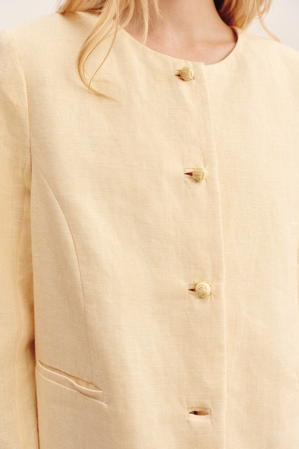 RIO SHIFT JACKET - DUSTY CITRON